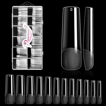 100 false nail tips per pack with reusable storage box