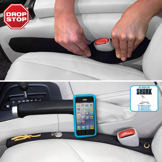 100% gap coverage extending in front of, surrounding, and behind the seat belt catch