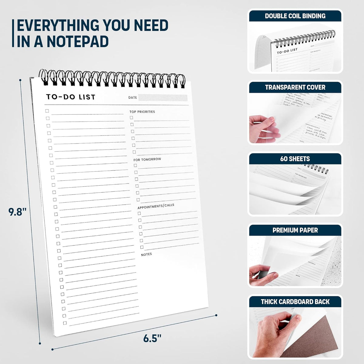 100 gsm premium non-bleed paper compatible with markers and fountain pens