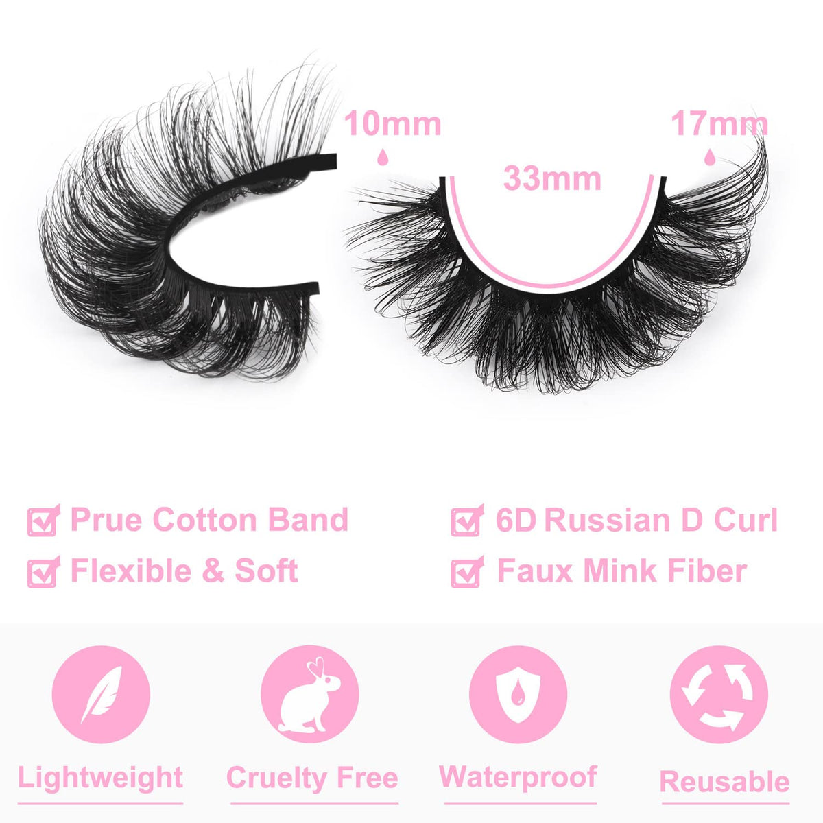 100% handmade faux mink fiber mimicking real mink softness and durability