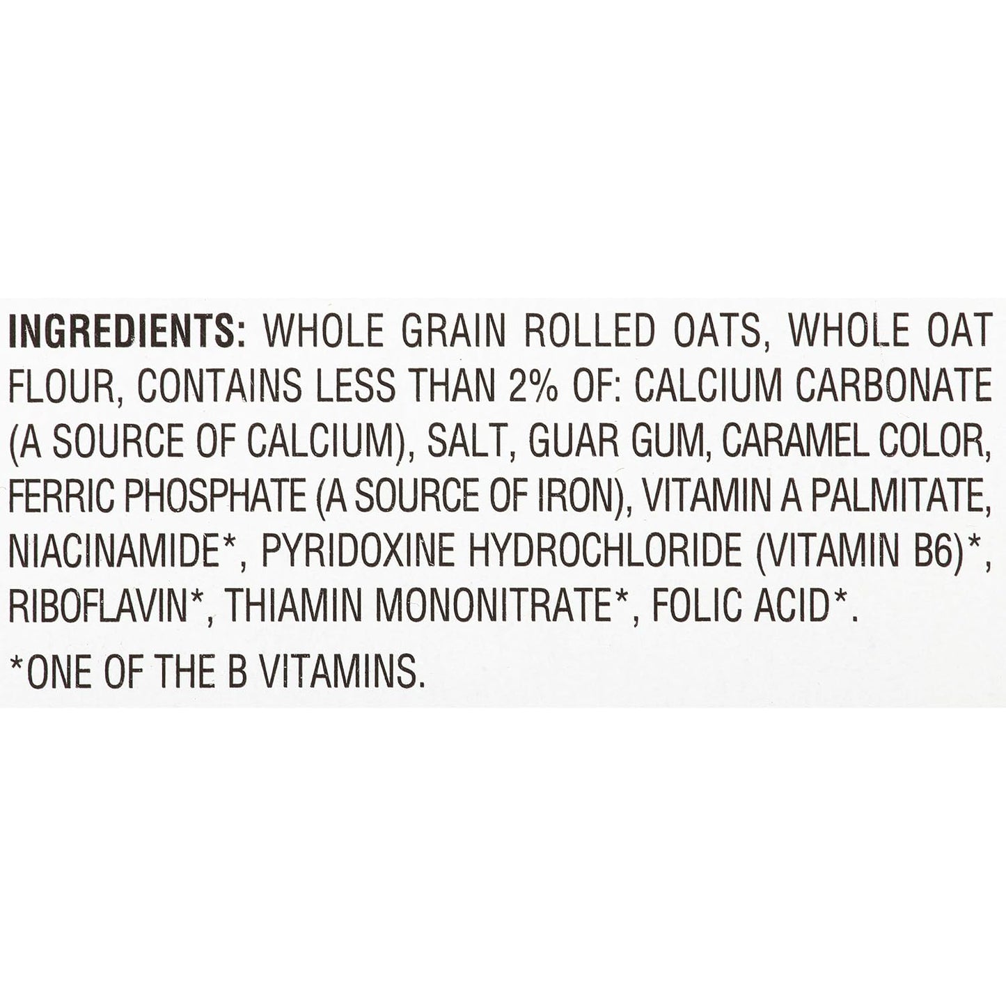 100% irish oats with no trans fat and no saturated fat