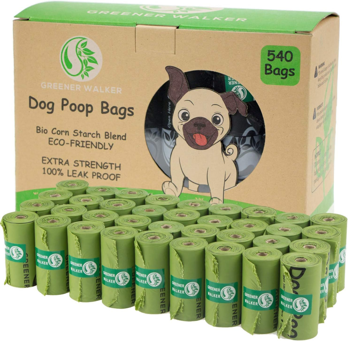 100% leak-proof and extra-thick bag construction