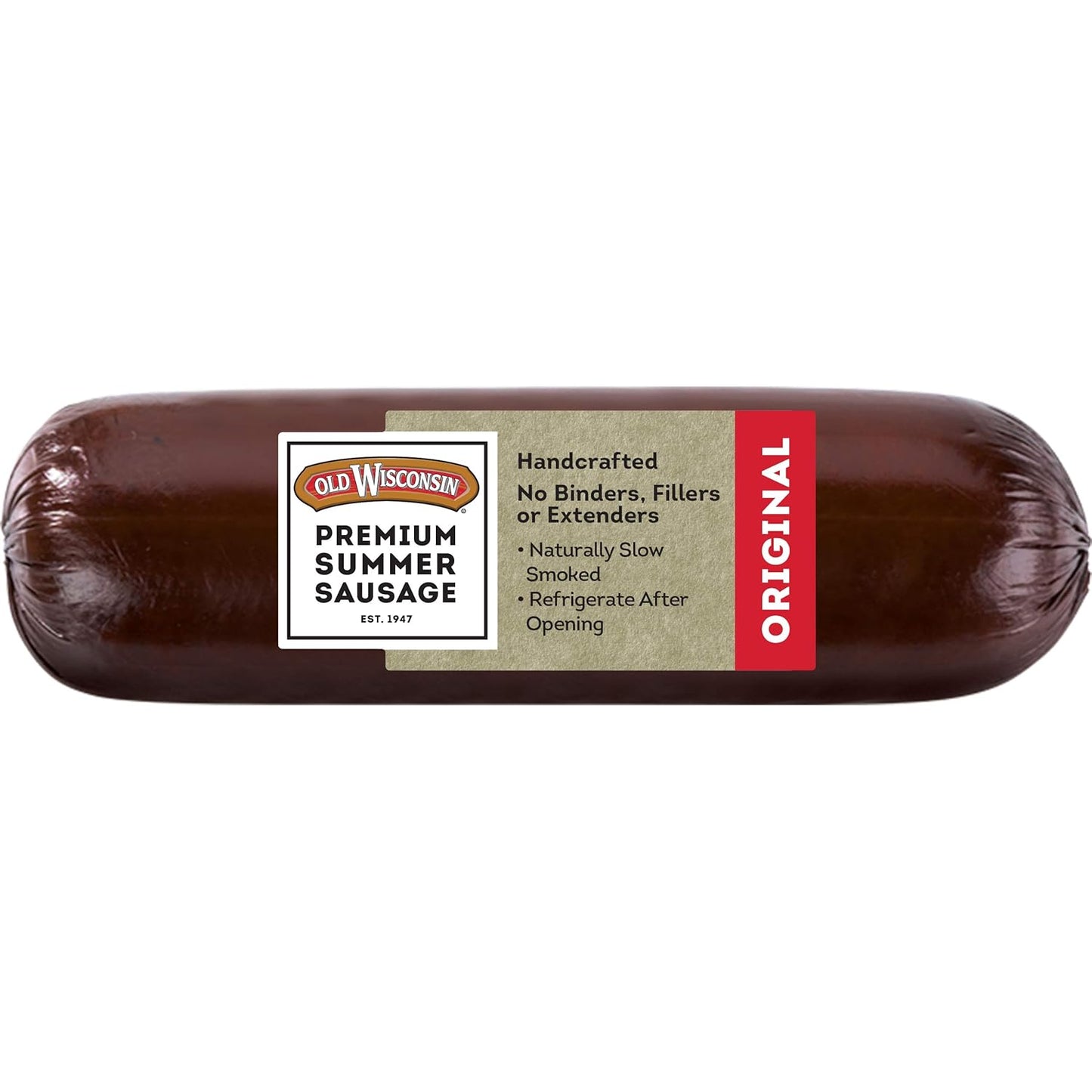 100% natural beef and pork with no binders, fillers, or extenders