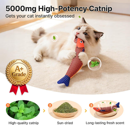 100% pure organic catnip stuffing for potent scent-driven play