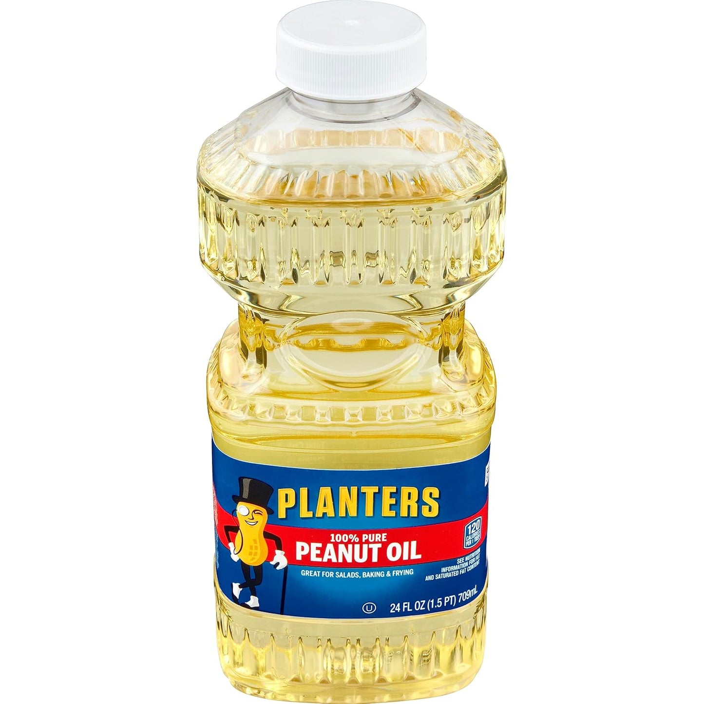100% pure peanut oil with no additives or blends