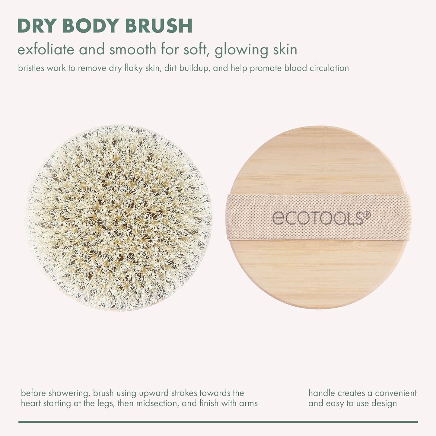 100% renewable bamboo handle for an eco-friendly grip