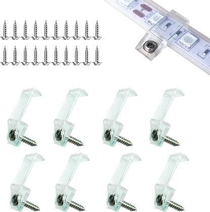 100 transparent clips + 102 magnetic rust-proof screws per pack