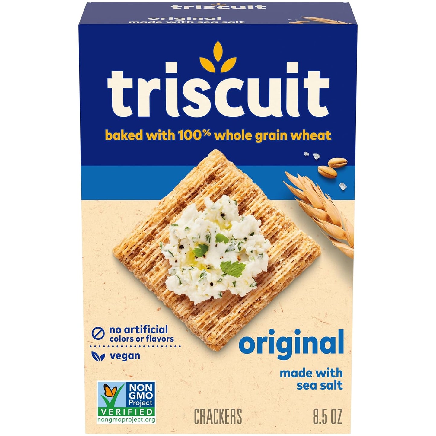 100% whole grain wheat as the primary ingredient