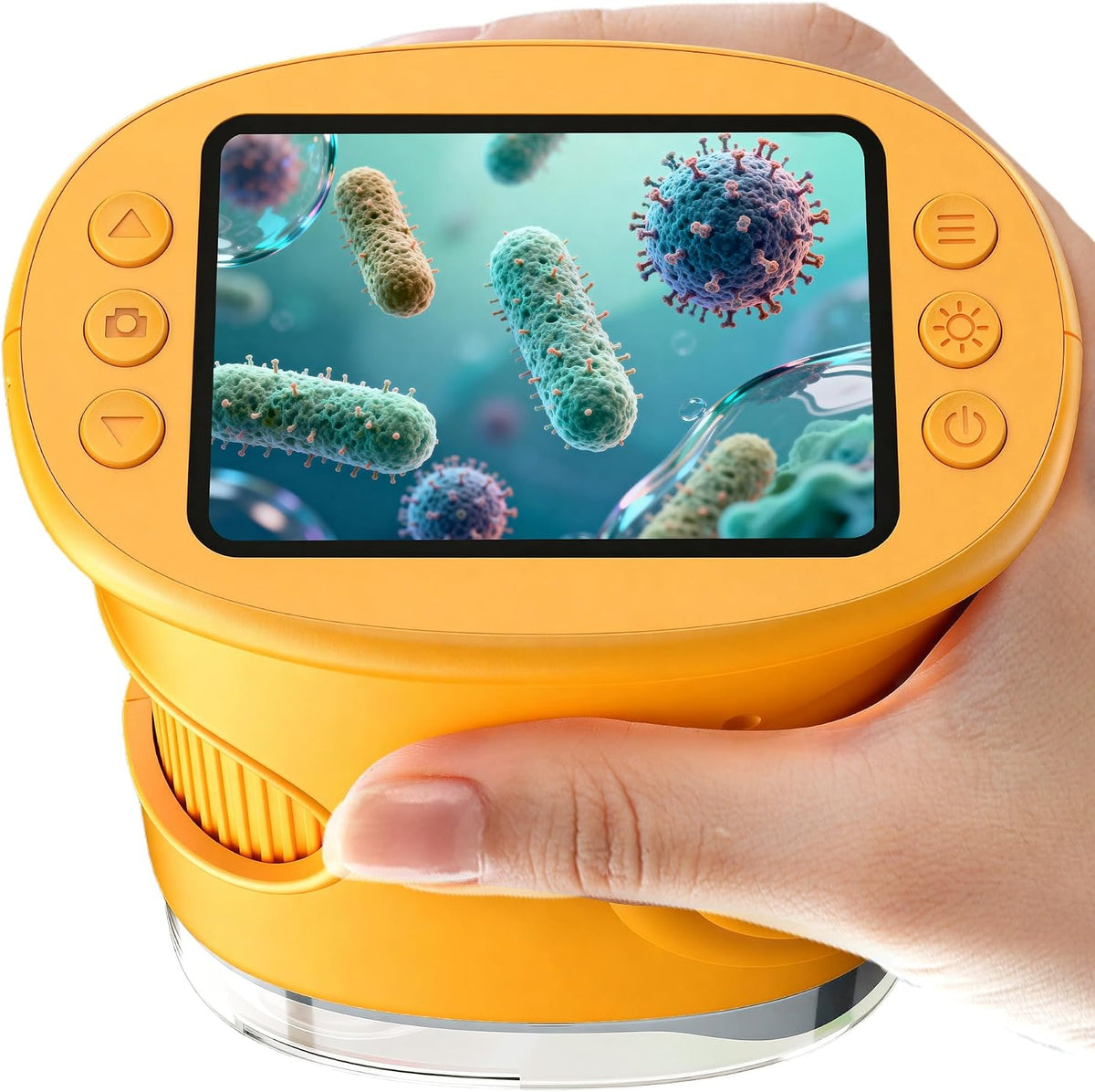 1000x optical+digital magnification with manual focus dial and 2mp camera