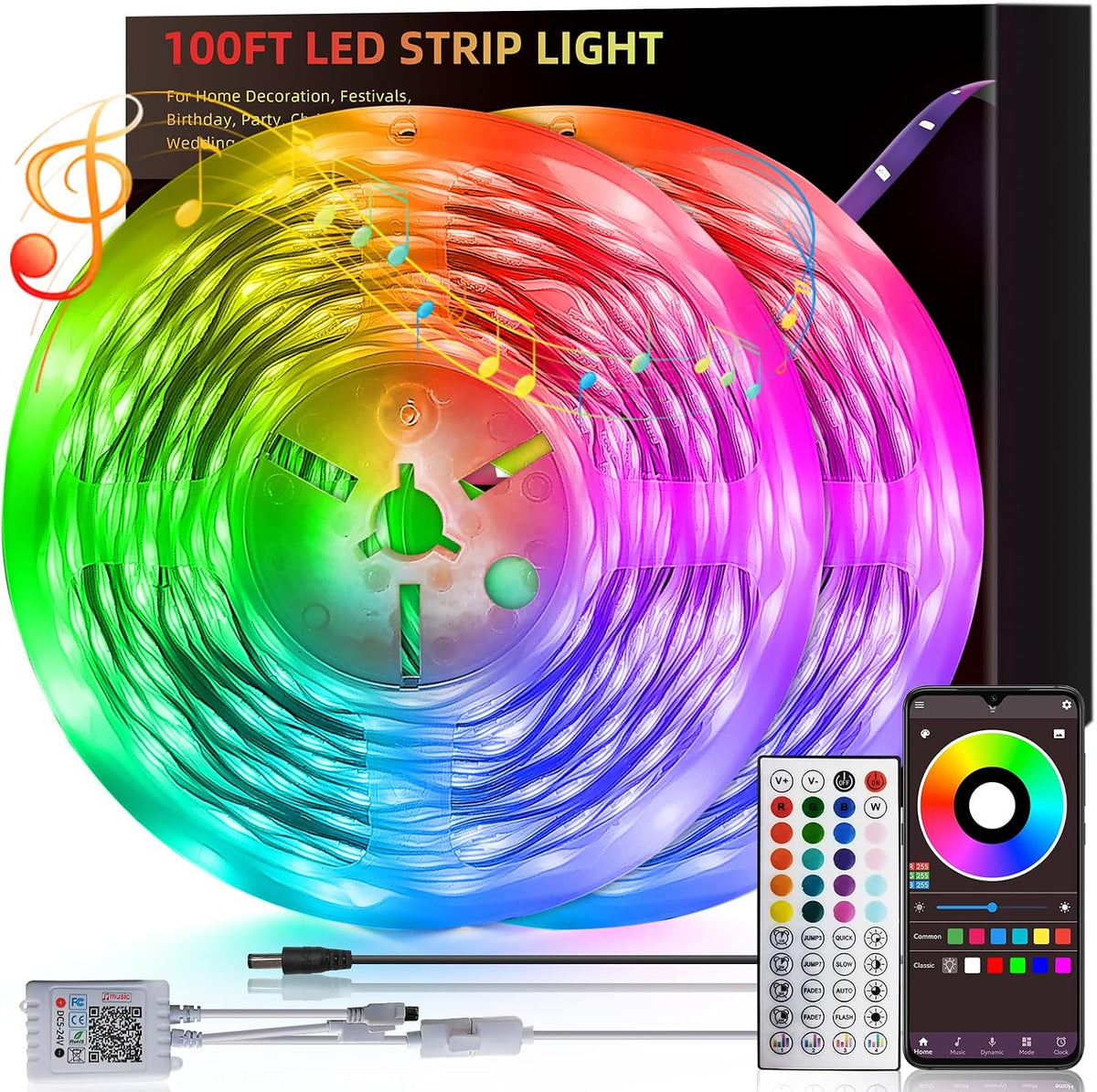 100ft / 300ft / 400ft length options with indoor and outdoor variants