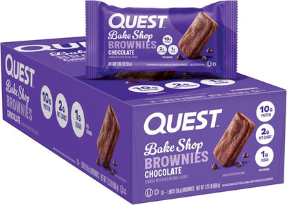 10g of quality dairy-based protein per brownie serving