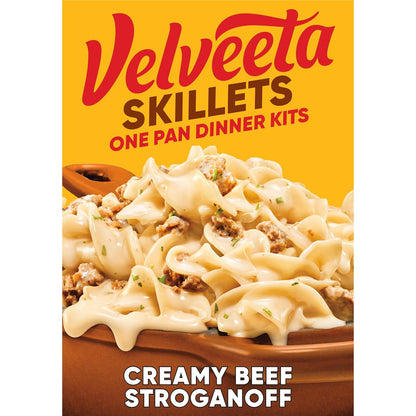 11.6 oz box with pasta, cheese sauce packet, and seasoning mix included