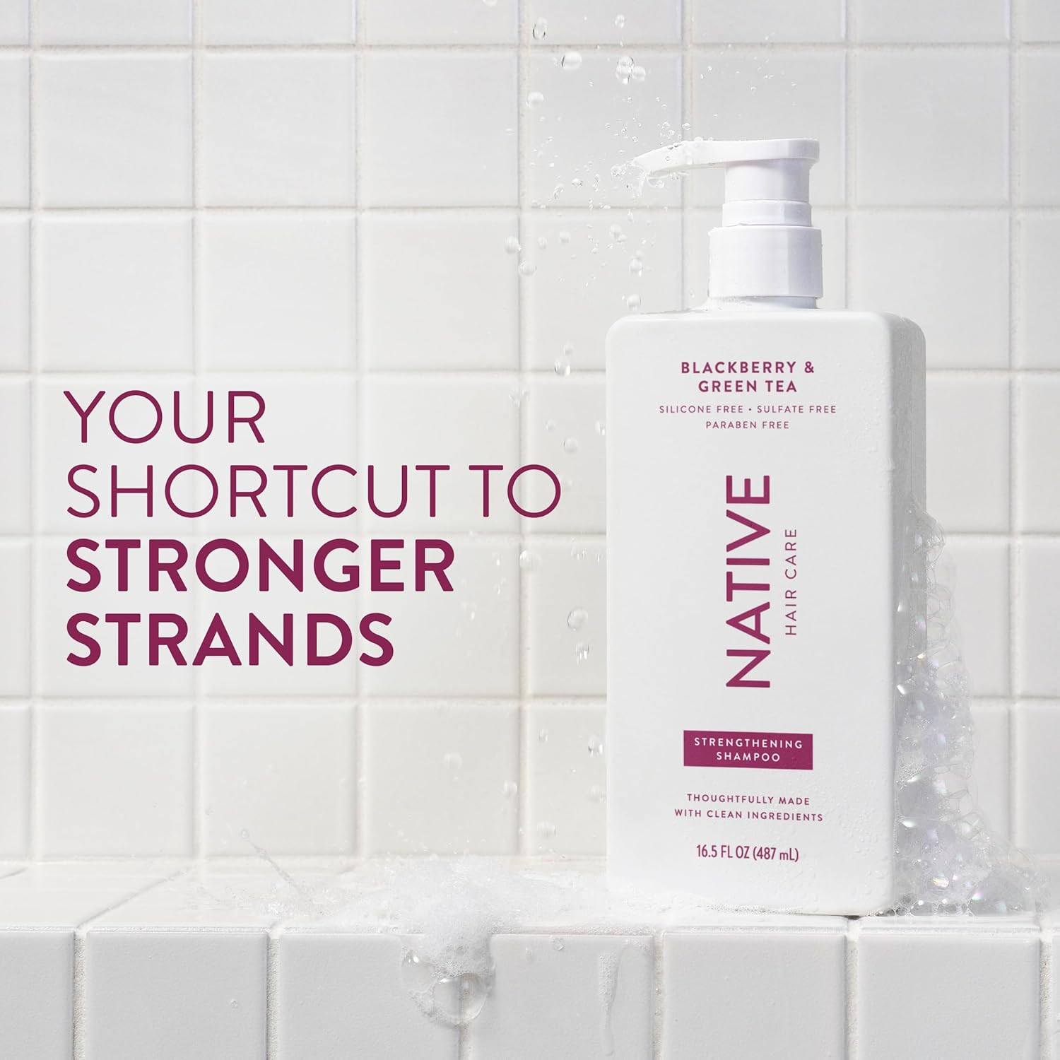 11 clean ingredients with plant oil-based cleansers and conditioners