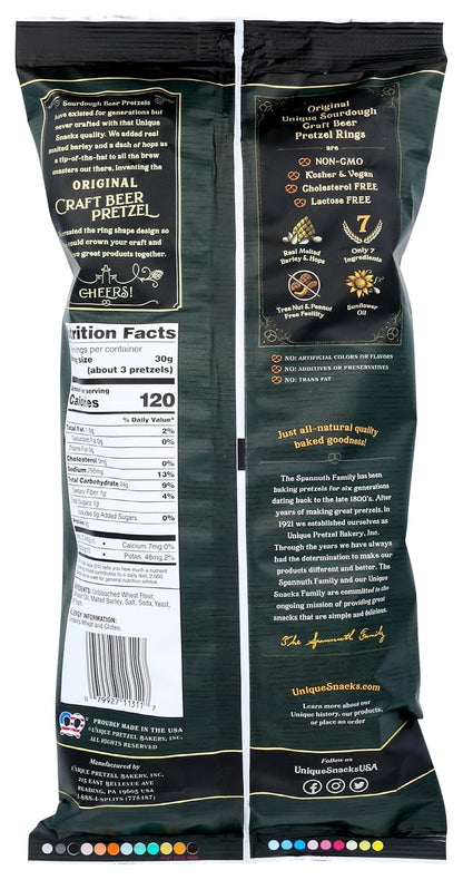 11-ounce resealable bag sized for sharing or extended snacking