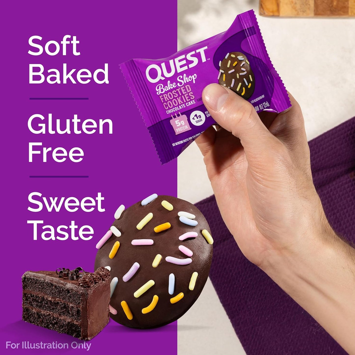 11-variant line spanning 5 flavors (birthday cake, chocolate cake, strawberry cake, lemon cake, peanut butter) and 3 pack sizes (8ct, 16ct, 16ct x2 twin pack)