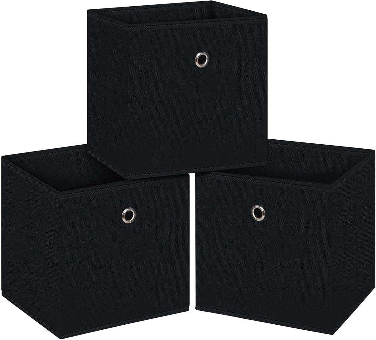 11" x 11" x 11" cube dimensions that fit standard cube storage shelving