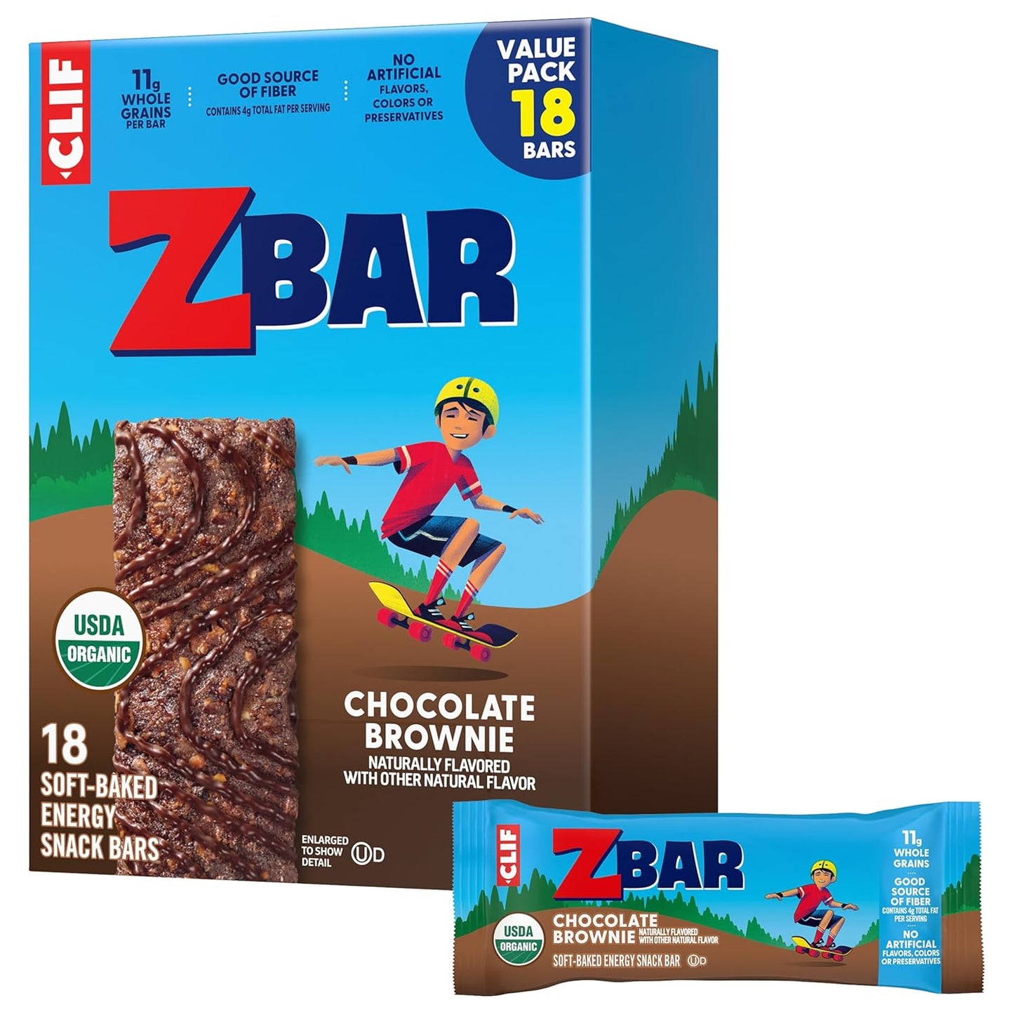 11g whole grains per bar (oat blend of rolled oats, oat flour, oat fiber) for sustained kid energy
