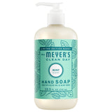 Mrs. Meyer's Clean Day Hand Soap, Mint, 12.5 fl oz – Simple Plant-Based Hand Wash for an Uncluttered Sink Aesthetic