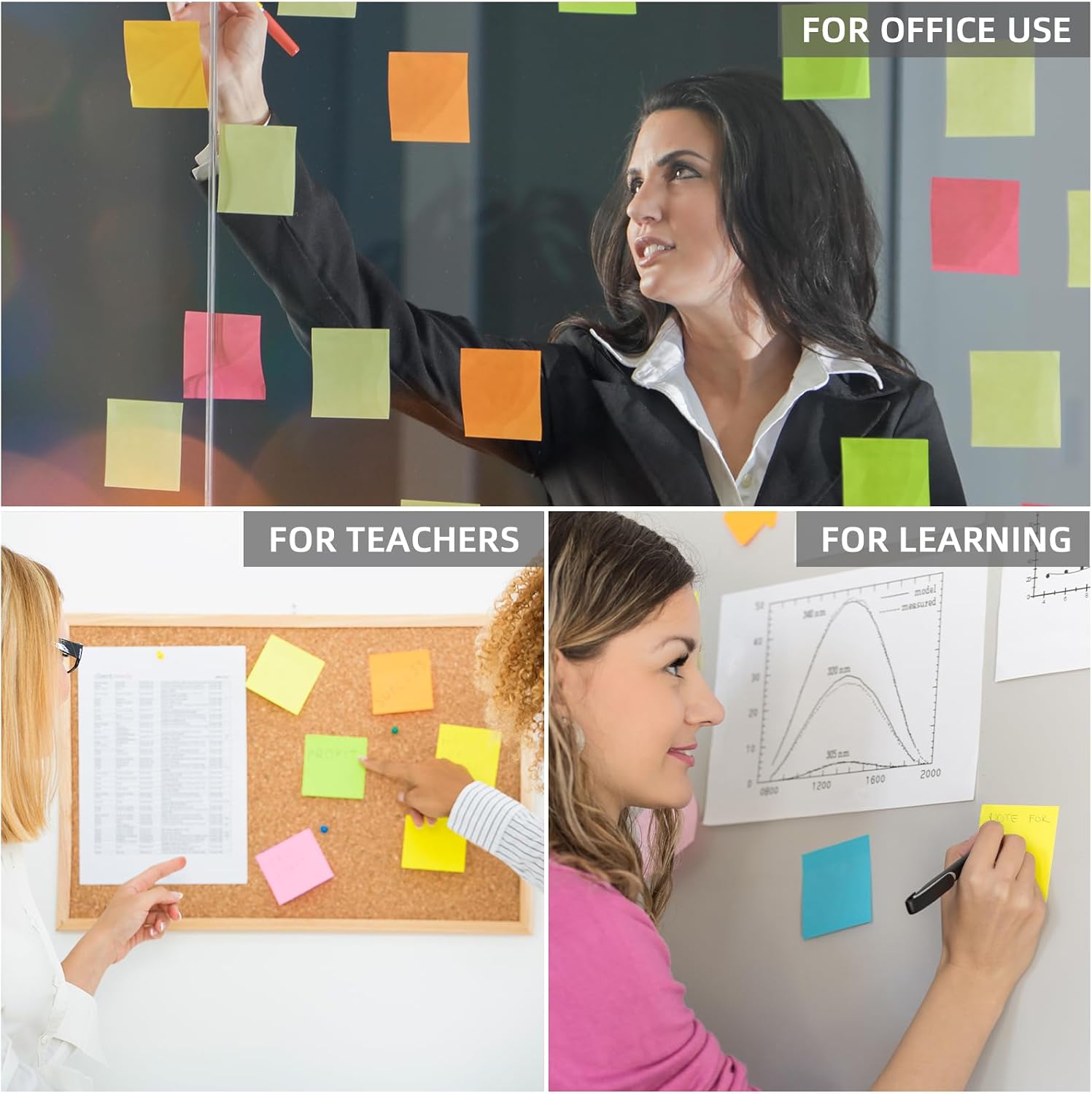 12 bright multicolor options for visual organization and color-coding
