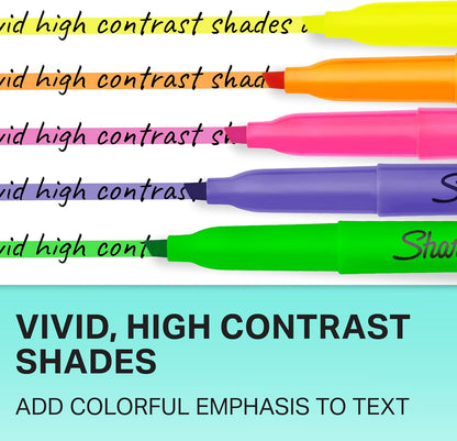 12-count assorted pack: 3 yellow, 2 pink, 2 orange, 2 green, 2 blue, 1 purple