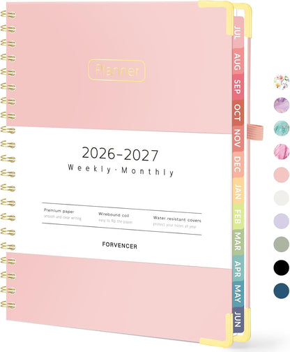 12-month academic range (jul 2026 - jun 2027) plus 3 bonus monthly pages (apr-jun 2026)