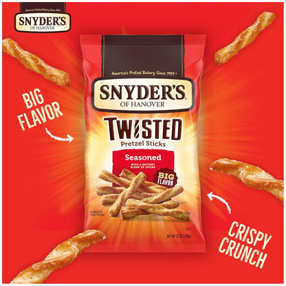 12 oz resealable-style bag sized for sharing or solo extended snacking