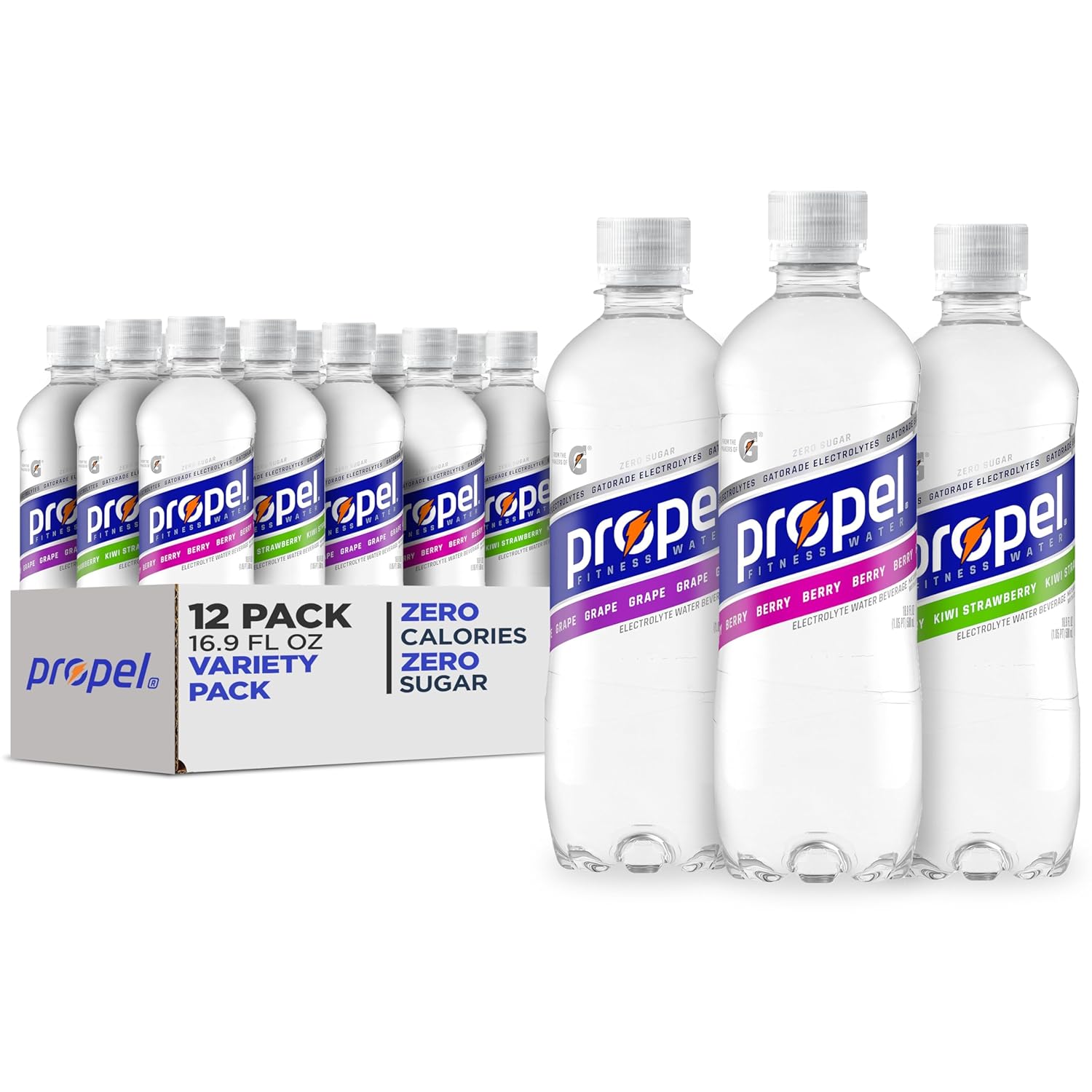 12-pack of 16.9 fl oz single-serve bottles (202.8 fl oz total)