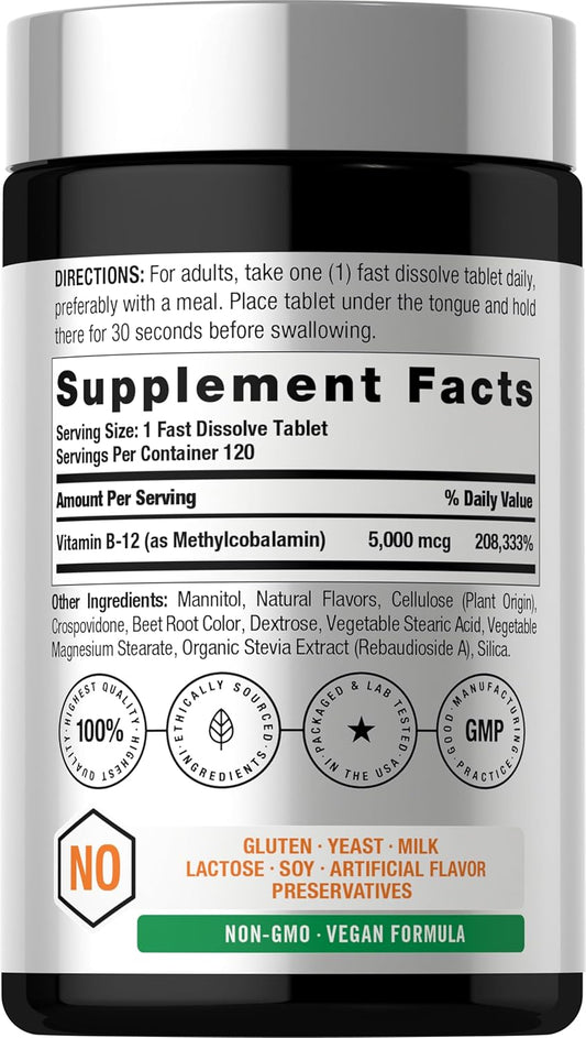 120-count bottle for roughly four months of daily use
