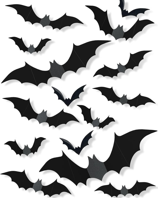 120-piece set across 5 graduated bat sizes (3in to 11.8in wingspans)