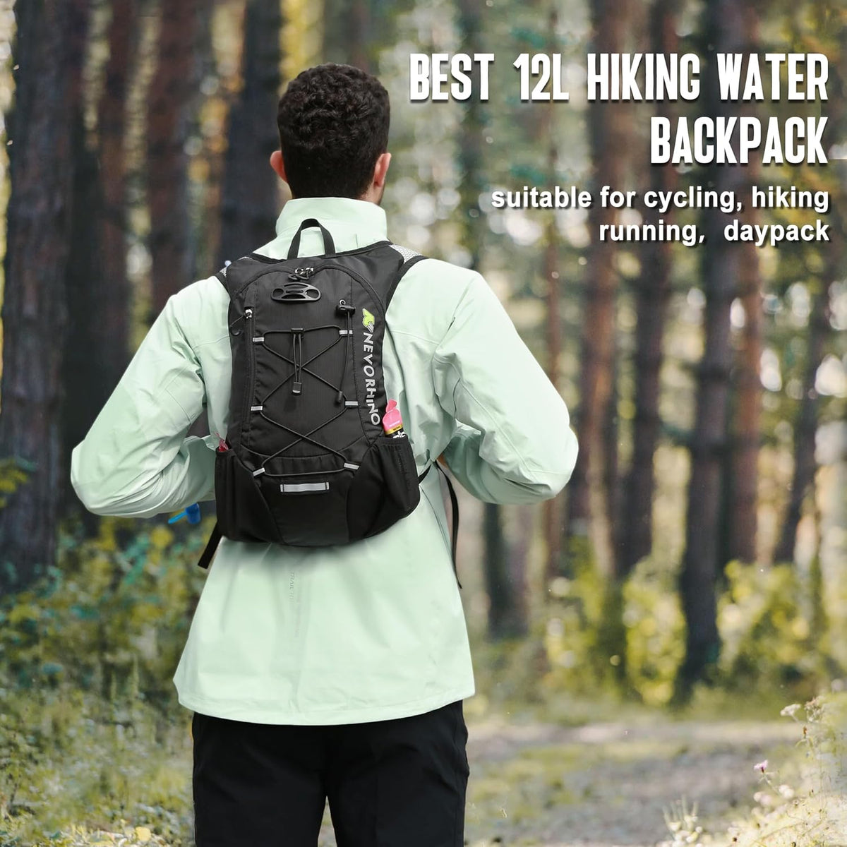 12l capacity, 8.5 oz ultra-light pu-coated tear-resistant nylon construction