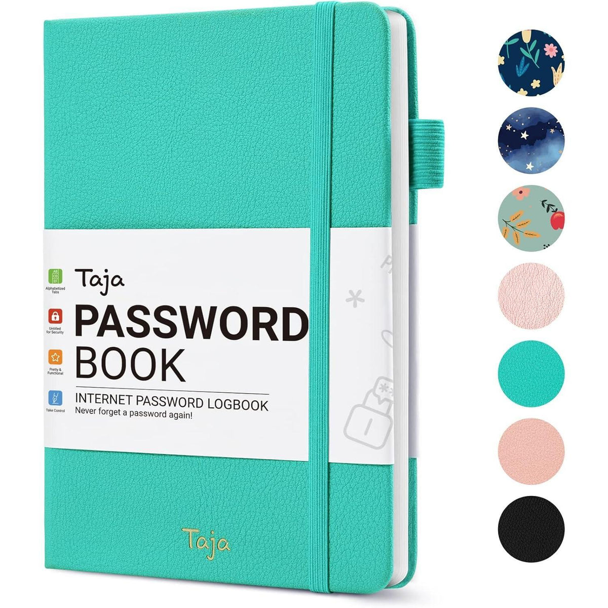 136 pages storing up to 480 passwords plus isp, email, and license sections