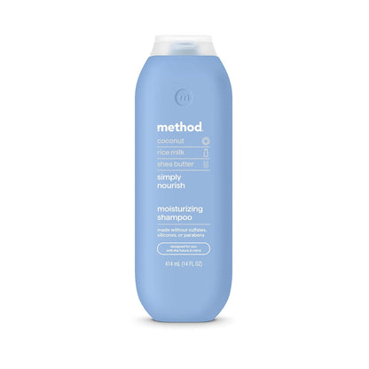14 oz gel-form shampoo in single bottle or 2-pack configuration