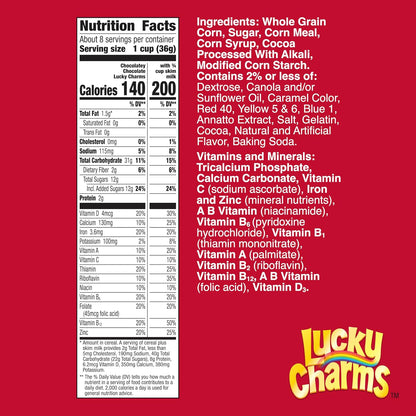 14g of whole grain per serving (out of 48g daily recommended)