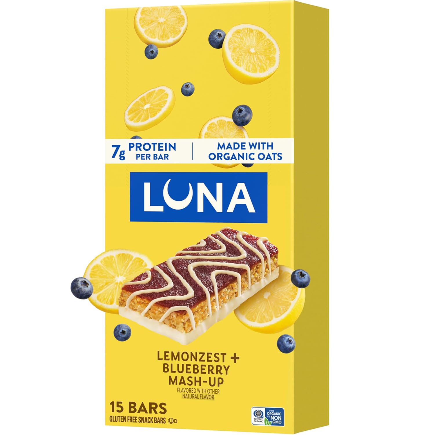 15 individually wrapped bars per box for portion control and portability
