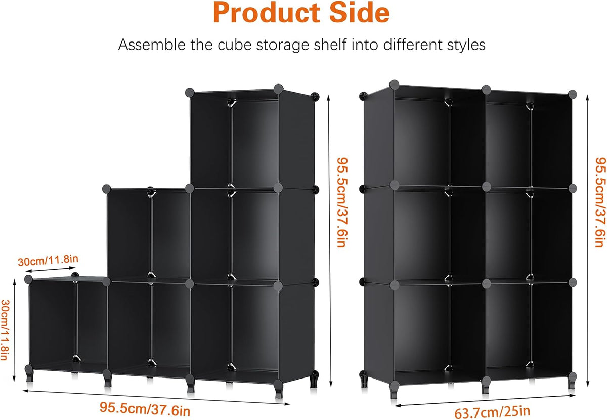 15 lb per-cube weight capacity suitable for clothes, books, and lightweight home items