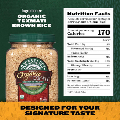 15-minute cook time for the brown variety