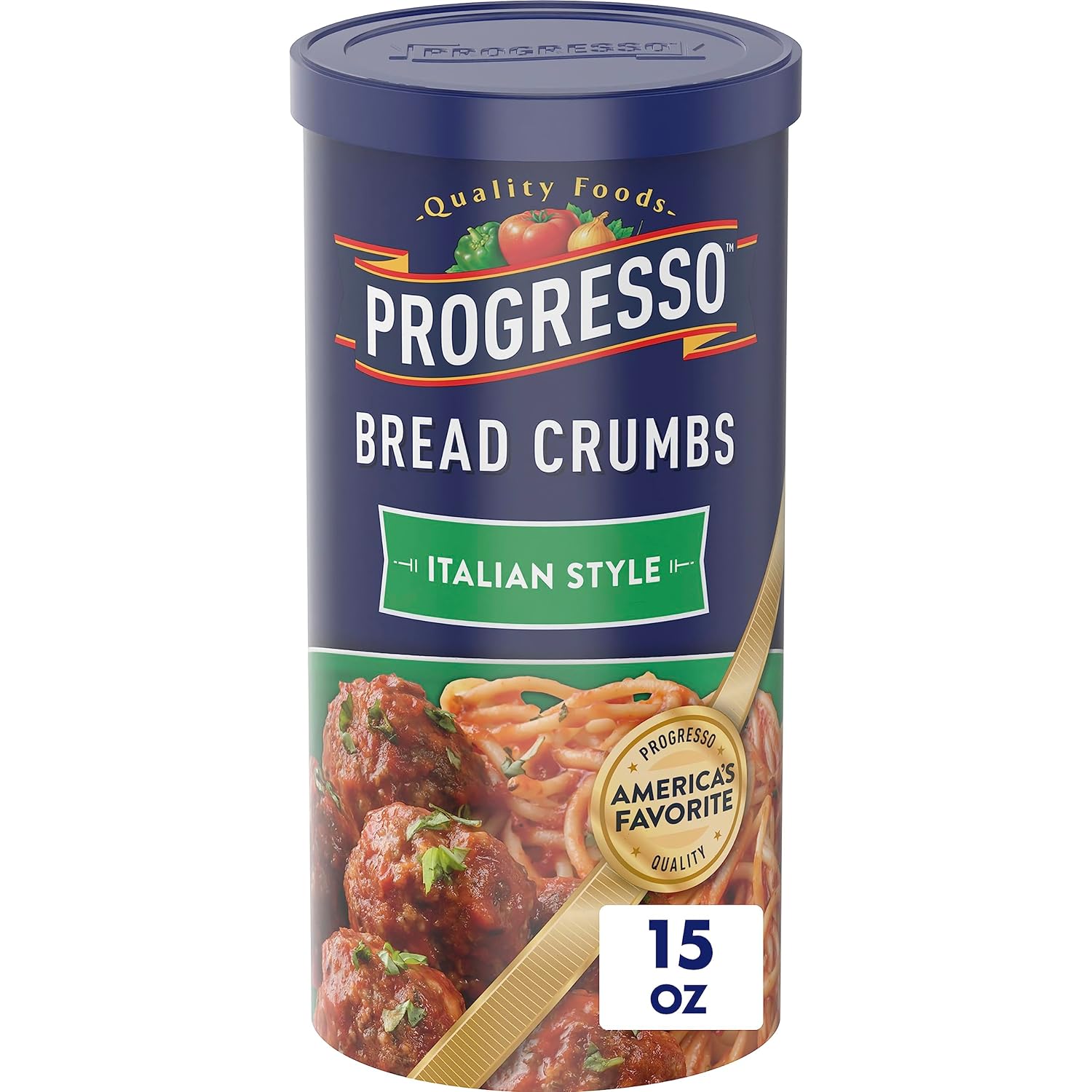 15 oz canister with medium-coarse grind for even coating