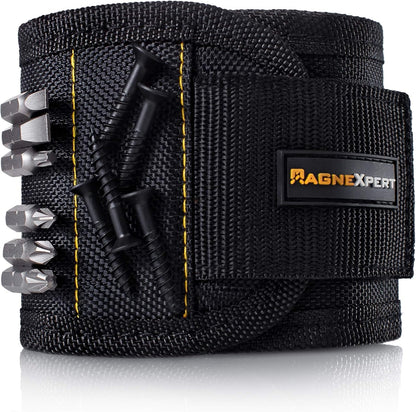 15 powerful embedded neodymium-style magnets spanning almost the entire wristband