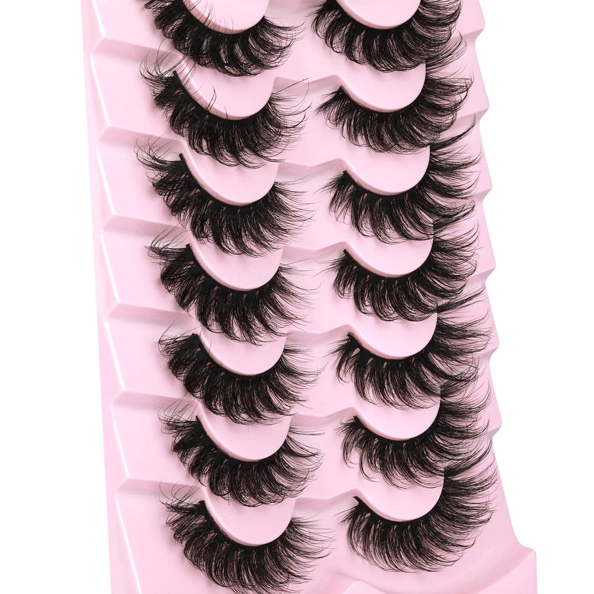 15 style variants including cat eye, fox eye, doll eye, bunny, half-natural, fluffy, wispy, and dubai 8d options