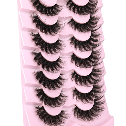 15 style variants including cat eye, fox eye, doll eye, bunny, half-natural, fluffy, wispy, and dubai 8d options