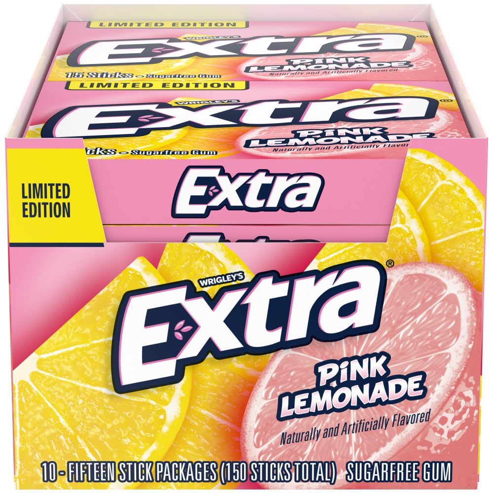 150 sticks total packaged as 10 individual 15-stick sleeves for grab-and-go portability