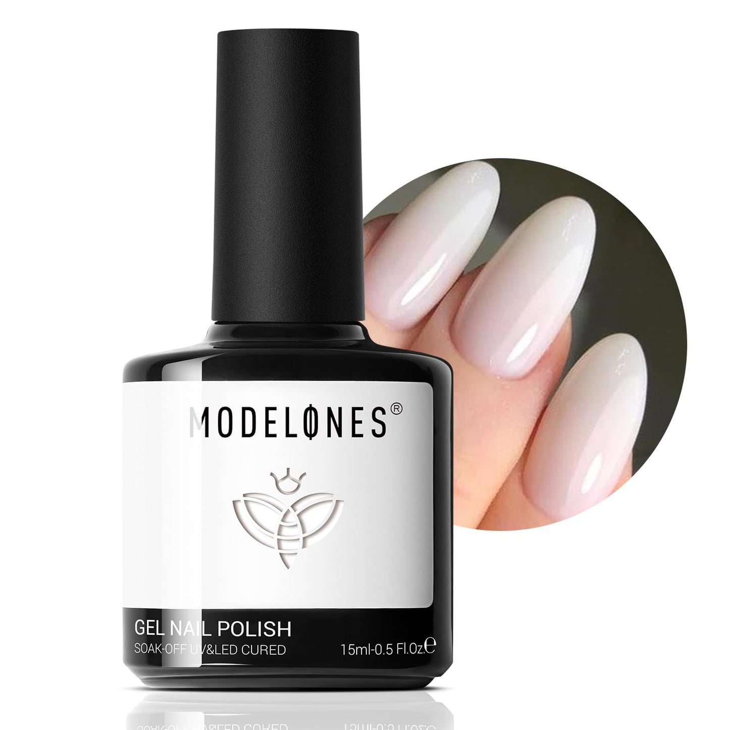 15ml (0.5 fl.oz) oversized gel polish bottle for extended use across many manicures