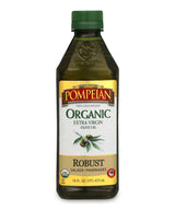 Pompeian USDA Organic Robust Extra Virgin Olive Oil – Morning Joint Health Tonic for Wellness Routines, First Cold Pressed 16 Fl Oz