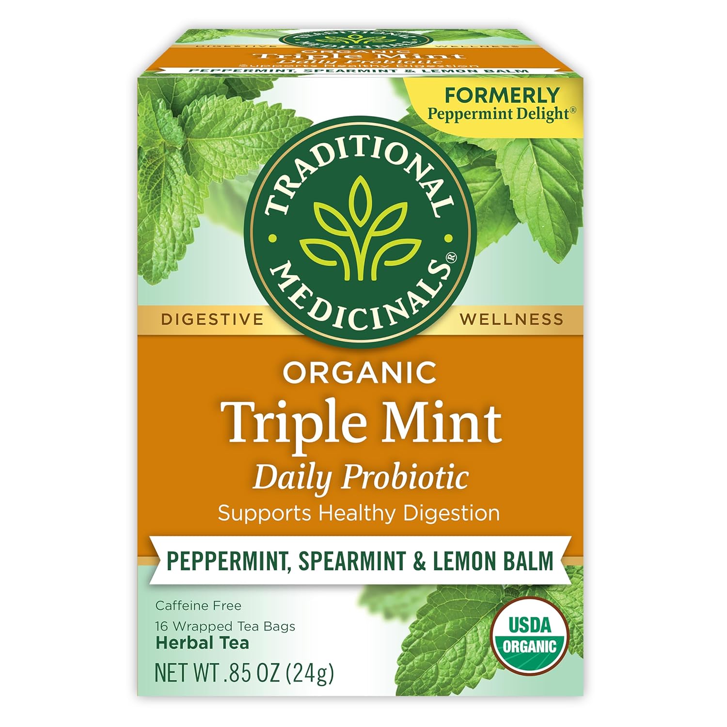 16 individually wrapped tea bags per carton