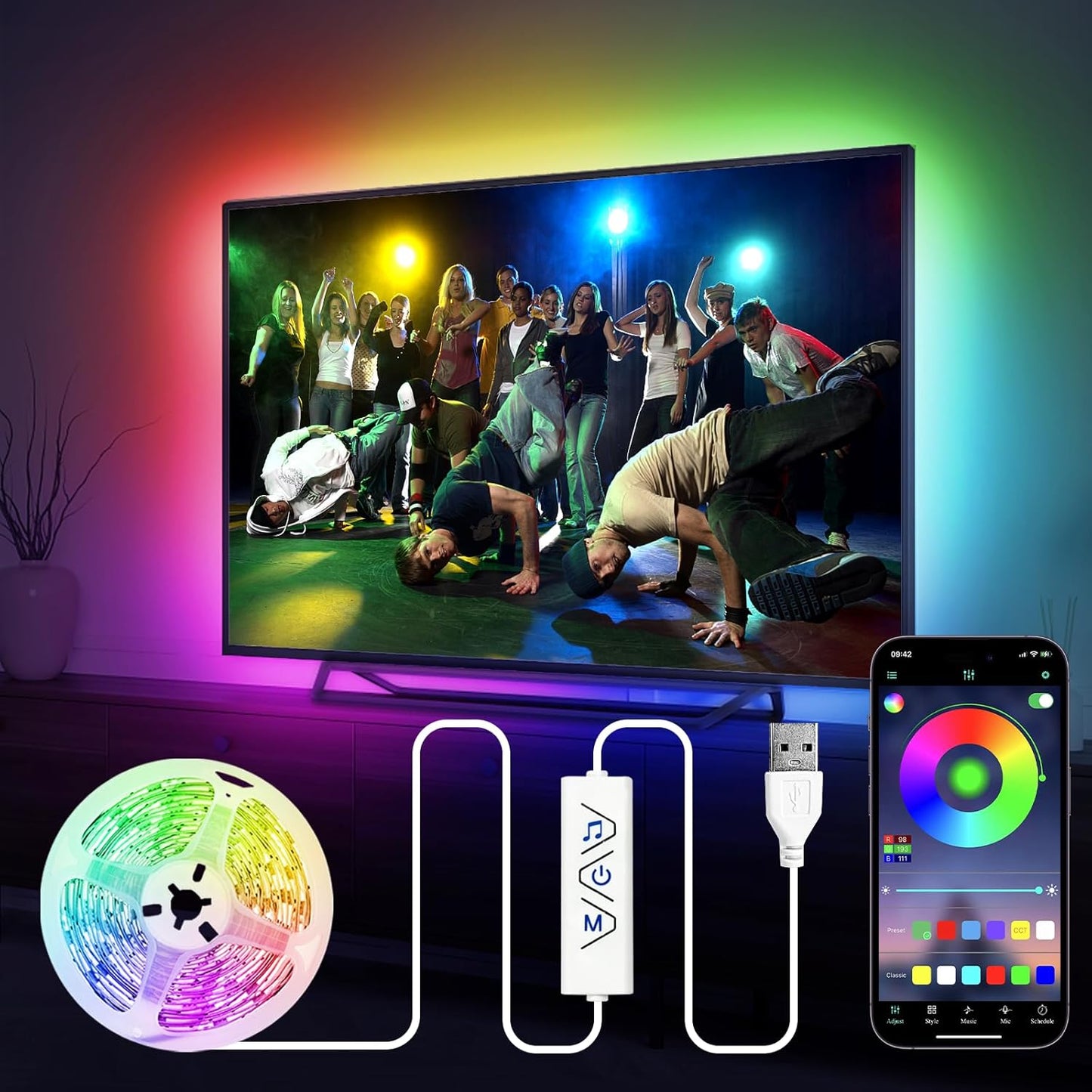 16 million rgb colors with 28 dynamic modes for full customization