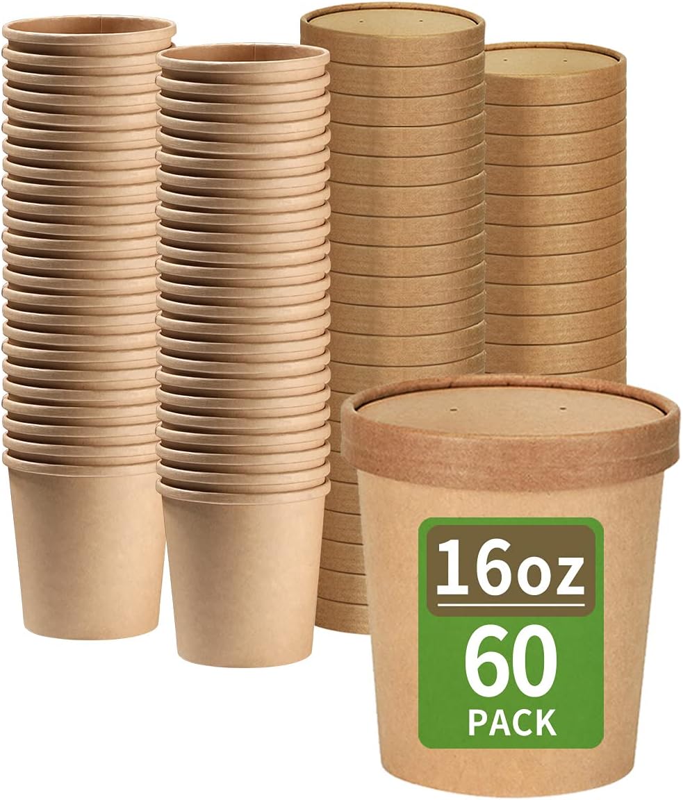 16 oz (460ml) pint capacity with 3.82 inch top diameter for standard ice cream scoop sizing