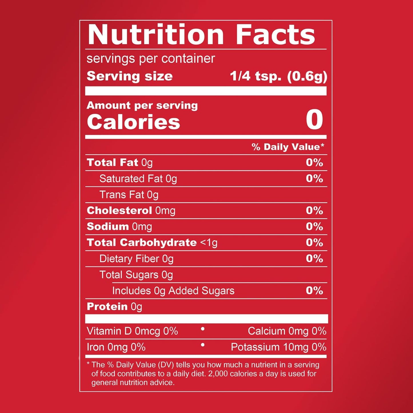16 oz shaker-size container with a smaller 6 oz option for compact pantries