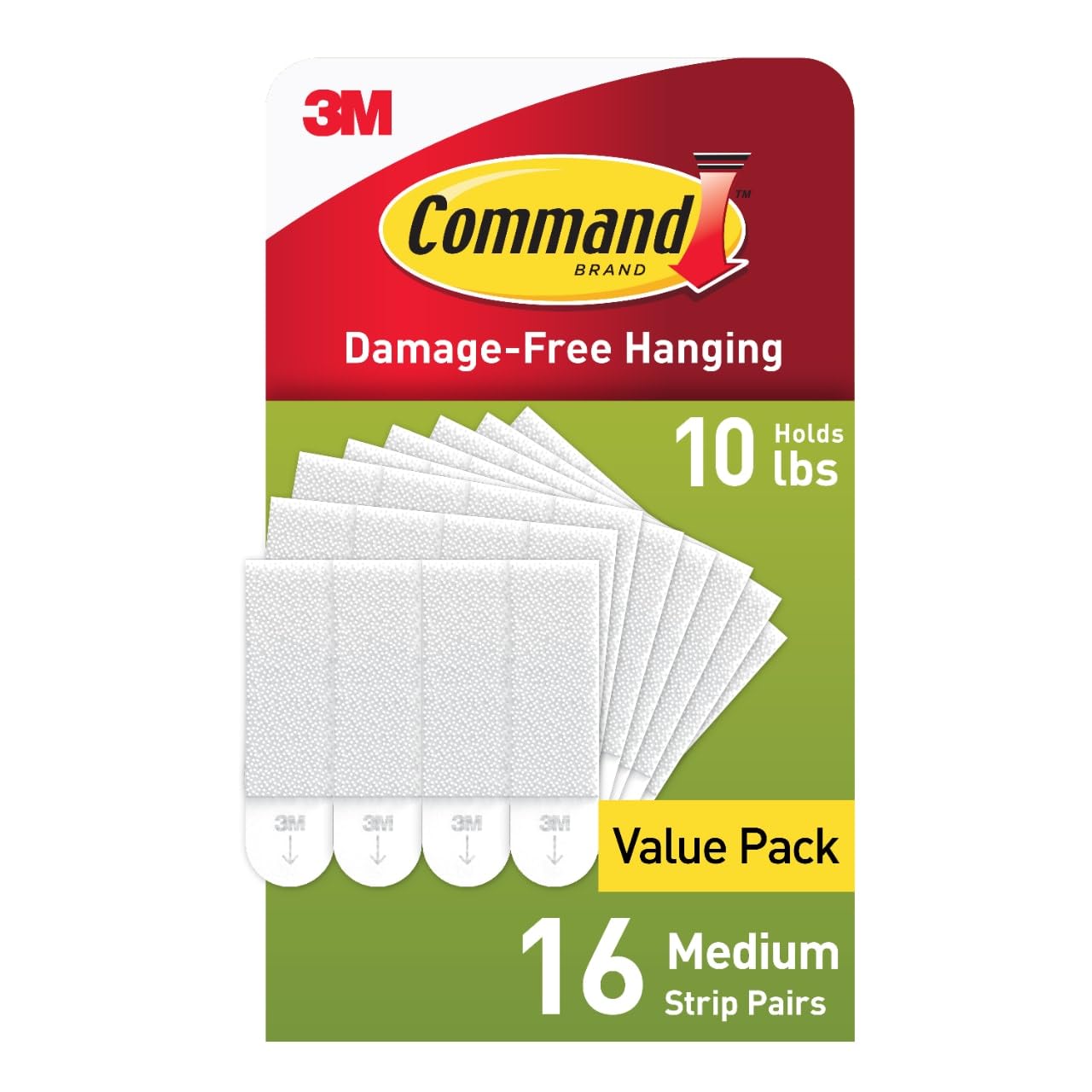 16 pairs (32 strips) per pack, with line variants offering 32 pairs and 100 pairs for larger projects