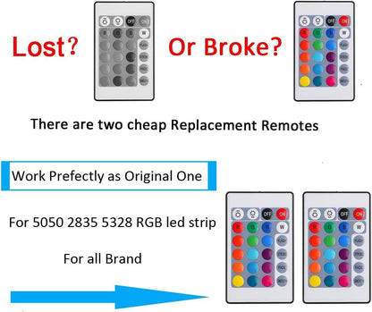 16 static color options plus 4 dynamic modes (static, flash, strobe, fade-change, rgb smooth-change)