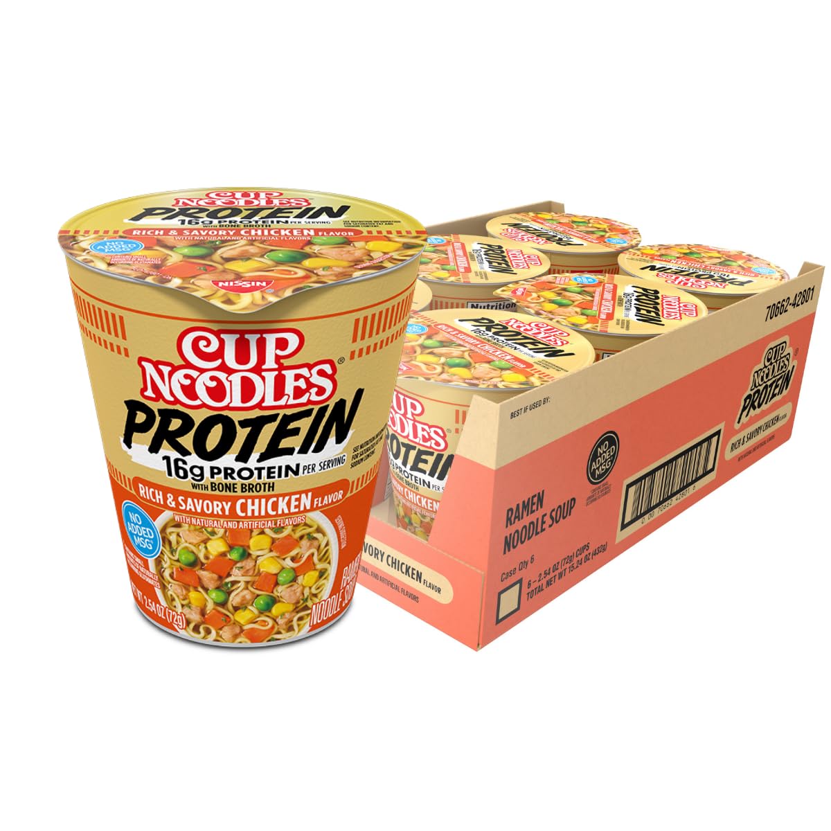 16g protein per serving with bone broth base